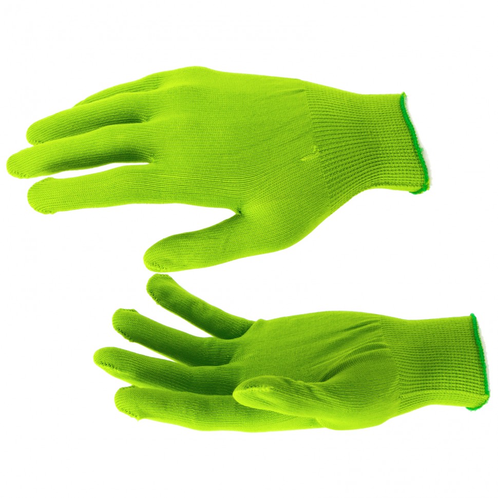 Перчатки Нейлон зеленый без ПВХ